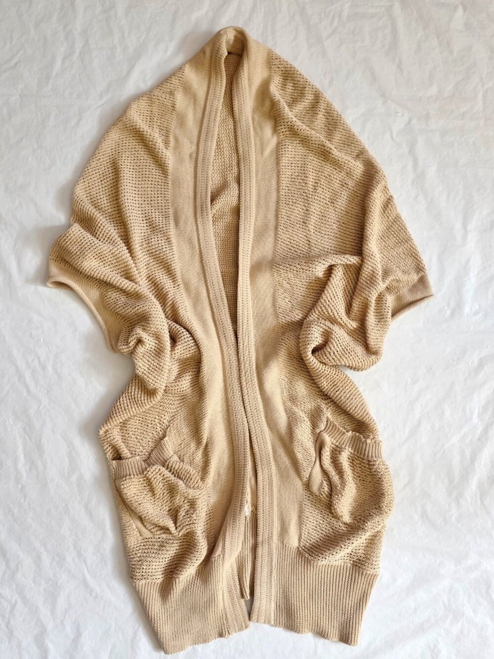 Women's Shulami Beige Cardigan, Med
